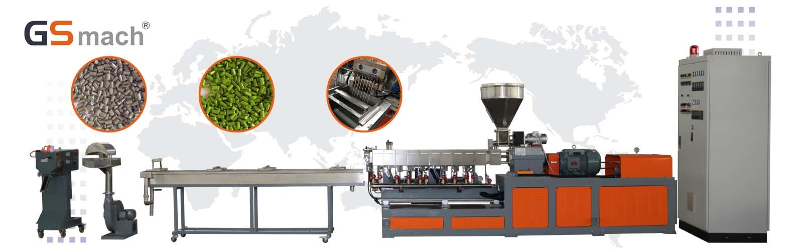 গুণ প্লাস্টিক পিলার Extruder কারখানা